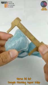 Natural Rough Bahan Batu Permata Blue Aquamarine Berly