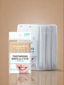 CHAHUA | High Quality Portable Bamboo Toothpicks with Storage Container