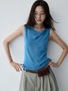 HAVERICE | Summer Slimming Lightweight Tank Top Blue