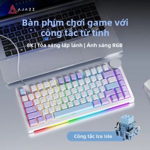 AJAZZ | Bàn Phím Cơ Có Dây AK820-V2 Esport Magnetic-Switch 8K Starry Sparkle Bàn Phím Chơi Game Có Độ Trễ Thấp Với Đèn Nền Nhiều Màu