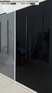 ตู้เสื้อผ้าไม้ 2 -3 ประตู สไตล์โมเดิร์น ไม้หนา แข็งแรง จุของได้มาก ตกแต่งห้องให้ดูหรูหรา Kashan Wooden Wardrobe