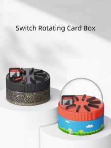 HAGIBIS SWITCH ROTATING GAME CARD CASE STORAGE BOX WITH 10 FOR NITENDO