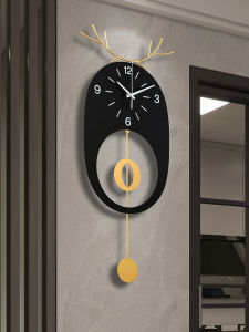 นาฬิกาตั้งโต๊ะแบบติดผนังสไตล์โมเดิร์นเรียบง่าย สร้างสรรค์ หรูหรา สำหรับตกแต่งห้องนั่งเล่น ไม่ต้องเจาะรู 2025 นาฬิกาใหม่