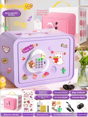 Feiyu | Aesthetic High Capacity Electronic Fingerprint Saving Piggy Bank