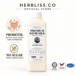 Premium Kefir Milk Probiotic with 300x Advance Pro Active Formulation make it better than regular kefir. Made with pasteurised premium cow milk