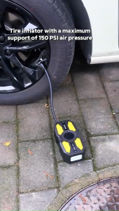 MeeGoo 2 IN 1 Car Jump Starter Air Pump 12V Power Bank Car Start Jumper Charger Battery Portable