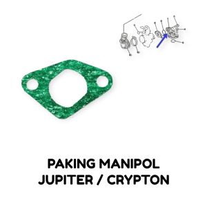 Paking Manipol Jupiter Z - Packing Kertas Gasket Perpak Insulator Intake Manipul Manifol Yamaha Crypton Vega R New
