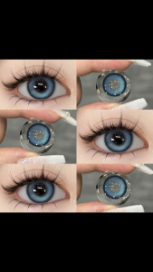 SOFTLENS (COD) BUBBLE seri 14.5mm normal softlens EYESHARE  alam Brown/Gray/Blue color lensa kontak Cocok untuk riasan mata/Mata besar riasan mata Alami dan nyaman dipakai