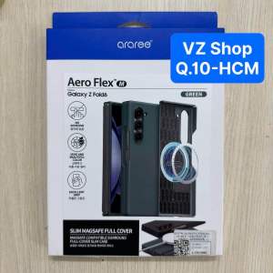 Nguyên seal-Ốp lưng Araree Slim Full Cover-Aero Flex M che bản lề cho điện thoại Samsung Galaxy Z Fold6