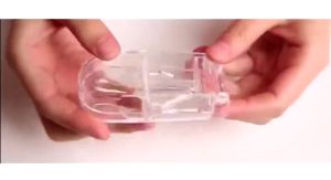 Pill Cutter Pill Cutter Box Plastic material Portable Small Medicine Box Vitamin tablet storage box