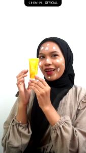 Suncreen Cindynal SPF 35+ Kemasan 30 Gr Perlindungan Wajah Dari Sinar UV Mencerahkan Kulit Glowing Cerah Alami BPOM