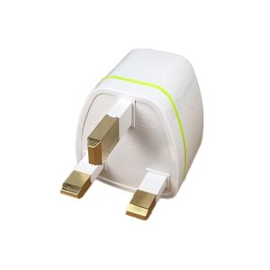 Brass Universal Travel Plug Adapter AU EU KR IL BR to US UK International Power Converter for Global Travel