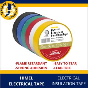 Himel PVC Electrical Tape Fire Retardant / Insulation Tape / Adhesive Jaxhand Electromech 100% ORIGINAL AUTHENTIC