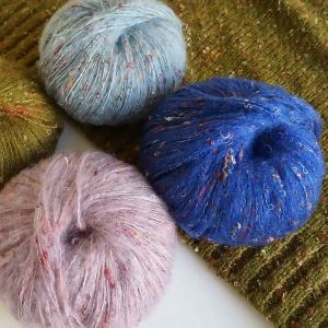 50g Mohair Yarn Thin Fine Merino Wool Yarn Crochet Plush Hand Knitting Thread Unique Knit For Scarf Hat Clothes