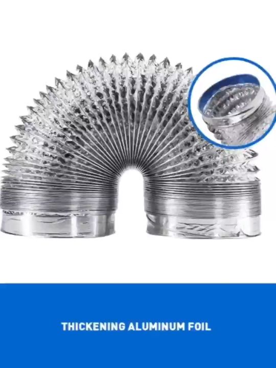 3"4"5''6"8" Air Aluminum Foil Ducting Dryer Vent Hose duct Range hood ...