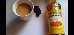 Monin Sugar-Free Caramel Syrup 700mL | Caramel Syrup for Coffee Latte Milk Tea & Desserts