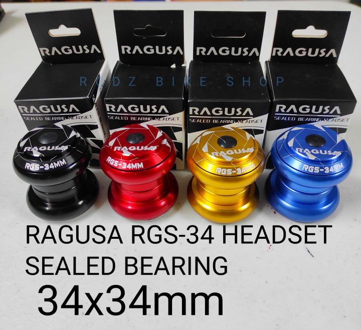 Ragusa RGS 34 Oversize 34 34mm Headset Sealed Bearing Bicycle Headparts Mtb Road Gravel BMX Bikes