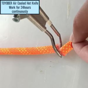 Air Cool Version Electric Heating Knife Fabric Cutter Webbing Cutting Machine Ribbon Cutter Nylon Rope Cutting Tools Hot Knife