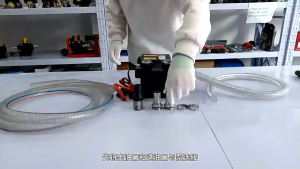 Self-Priming Large Flow plus Pumping Oil Pump 550W Electric Oil Pump 12V/24V/220V Large Flow DC Diesel Fuel Dispenser Oil Transfer Pump