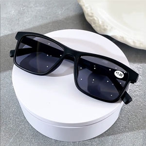 Kính Râm Đọc Sách Chống Tia Cực Tím Hình Vuông Dành Cho Nam Kính Râm Chống Nắng Cho Người Bị Viễn Thị Có Độ Diop +1.0 Đến +3.0 Dành Cho Kính Đọc Sách Dành Cho Nam Giới Lớn Tuổi