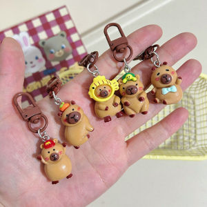🔥Cute Capybara Key Chain Student Backpack Pendant Cartoon Girl Pendant Best Friend Gift LovelylifeFu👍