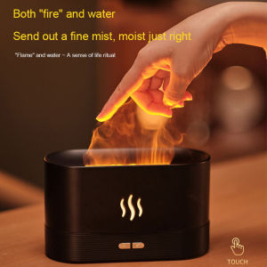 ✅  Flame Humidifier Air USB Fire Aromatherapy Essential Oil Diffuser Aroma Ultrasonic Mist Maker Mini Atomizer Home House 仿真火焰香薰机  静音防干加湿器