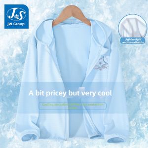JS | Sun Protection Ice Silk Jacket For Girls Thin Summerwear