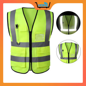 Melo home Reflective Safety Vest for motorcycle High Visibility Night Work Security Workwear