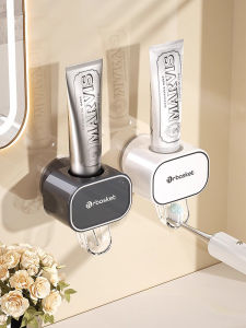 Automatic Toothpaste Squeezer Holder Wall Mounted Childrens New Lazy Toothpaste Pump Organizer Bathroom Storage Tool