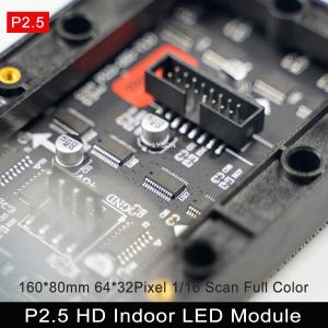 P2.5 Indoor SMD RGB LED Panel 64*32 Pixels 1/16 Scan with HUB75 Port