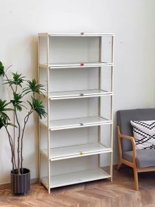 3/4/5 Layers storage Bamboo Acrylic Display Cabinet With Glass Door 3 Sided Transparency Dustproof