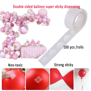 Double-sided bonding points removable balloon clear tape DIY craft glue birthday and wedding party decoration