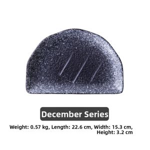 Creative Multi-purpose Ceramic Plates for Sushi Snacks Salad Commercial Use