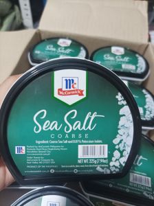McCormick Sea Salt Coarse 225g