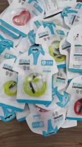 V2S VS016 Stereo In-Ear Sports Earphone 3.5mm Wired Deep Bass Game Music Headset with Mic