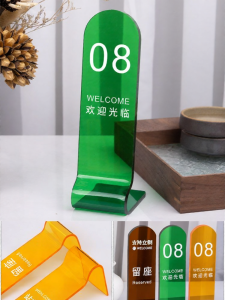 ZHICAIYOU | Creatively Standing Table Number Sign