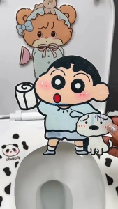 STICKER PEWANGI TOILET KAMAR MANDI WC / TEMPELAN PENGHARUM RUANGAN PENGHILANG BAU ANTI AIR KARAKTER