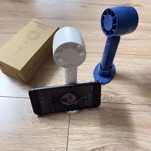 BUY 1 TAKE 1 T10 Turbine Handheld Small Fan Portable USB Charging Desktop Mini Electric Fan with Mobile Phone Holder