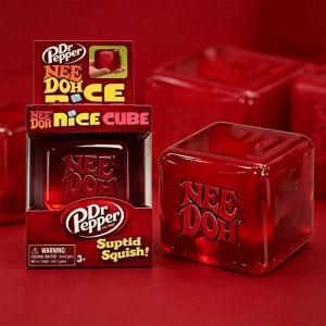 Dr Pepper X NeeDoh Nice Cube Squishy Soft Sensory Fidget Toy Stress Relief Anxiety Relief for Adults and Kids