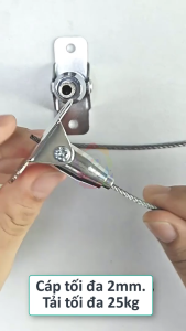 Ốc treo cáp 180 độ ốc siết cáp đa năng gắn trần treo biển quảng cáo bảng thông báo hướng dẫn kit treo nội thất gia dụng