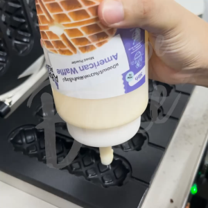 เครื่องทำวาฟเฟิลคอร์นด็อก (ลายตาราง) (Corn Dog Waffle (Grid Pattern)) เตาทำขนม ระบบไฟฟ้า AMB-0323