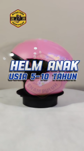 Helm Anak Anak Cewek Helem Helm SNI Pink Perempuan Motif UNICORN Umur 5 6 7 8 9 dan 10 tahun