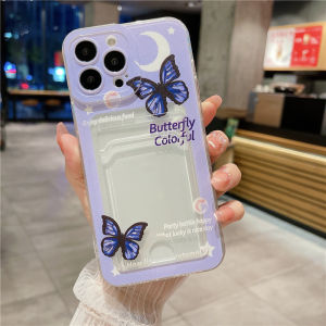 Gfaith Phone Case Realme C53 Fashion TPU Silicone Flower Tulip Butterfly Soft Case Card Bag Cover Casing RealmeC53 2023