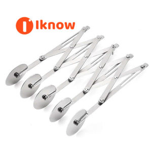 I know 3/5/7 Wheels Cutter Dough Divider Side Pasta Cutter Flexible Roller Blade Pizza Pastry Peeler Stainless Steel Bakeware Tools