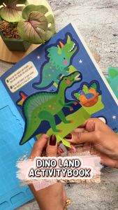 Dino Land Glow in the Dark Sticker Activity Book
