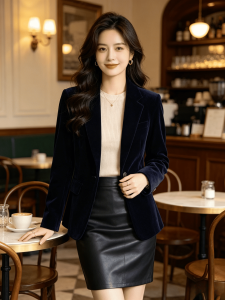 XMO | Áo Blazer Ngắn Phong Cách Đa Năng Ôm Sát