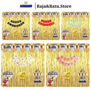 Paket Set Pesta Ulang Tahun Dekorasi Happy Birthday Anak-anak Cowok Dan Cewek Dekorasi Ultah Simple