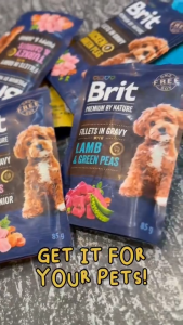 85g Brit By Nature Wet Dog All Stages Pet Essentials Pouch Food Fillet In Gravy Pouch Pet Dog Food
