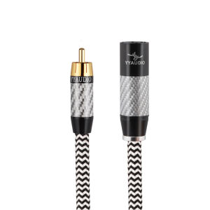 YYAUDIO Cáp Âm Thanh RCA Sang XLR Dây Đồng Mạ Bạc Đơn Tinh Thể Cho Loa Trộn Micro - Nam Đến Nữ
