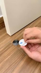 ตัวดูดประตู กันชนประตูสแตนเลส กันชนโดม ตัวดูดโดมตั้งพื้น มาพร้อมสกรู ไม่ต้องเจาะรู